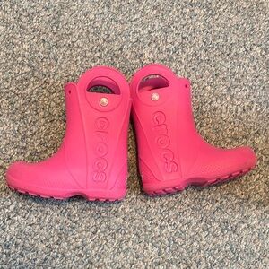 CROCS Fuchsia Kids' Boots
